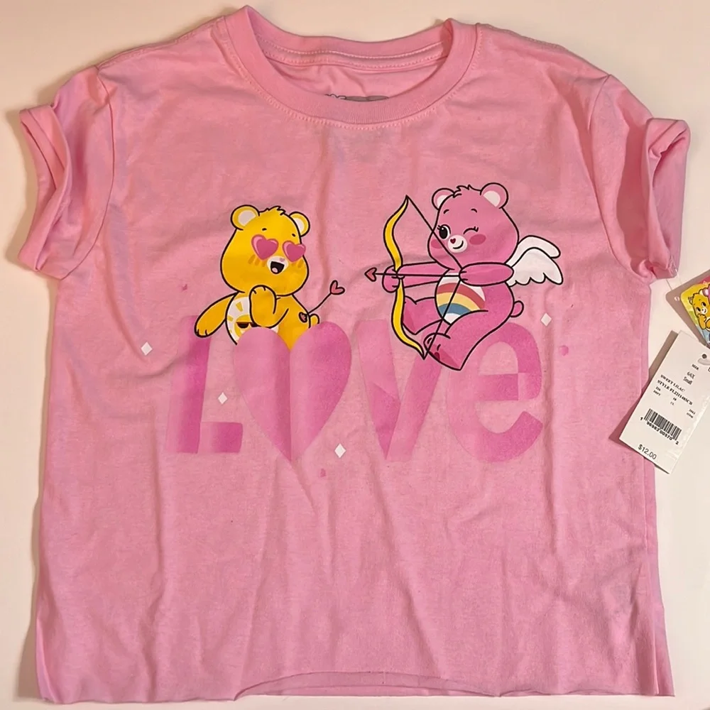NWT Care Bears Pink Unlock The Magic Toddler T-shirt Top